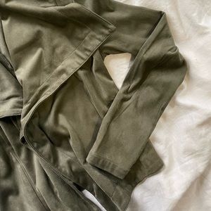 Faux Suede Jacket